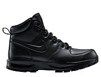 Ботинки Nike Manoa Leather черные оригинал