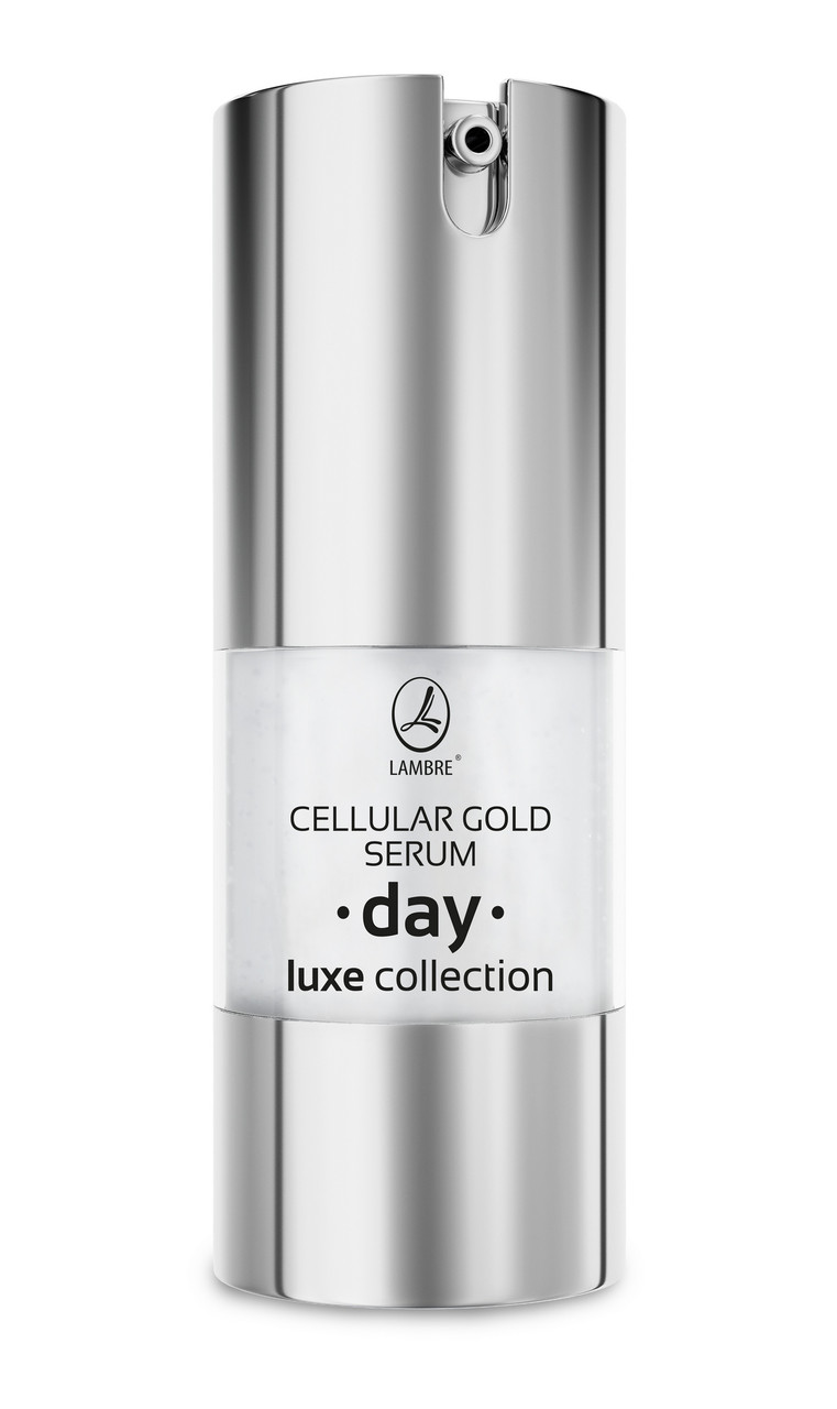 Активная дневная сыворотка с частицами золота Cellular Gold Serum Day LUXE Collection 20мл - фото 1 - id-p758685611