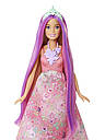 Лялька Барбі Дримтопия Принцеса з чарівними волоссям Barbie Dreamtopia DWH42, фото 4