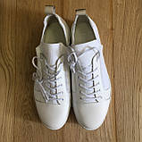 Кроссовки Calvin Klein Nibbs open knit / Calf Leather White, фото 3