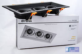 Світильник вбудований Feron DLT203 MR16 G5.3 чорний