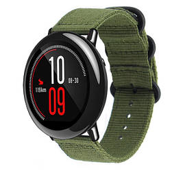 Нейлоновий ремінець Primo Traveller для годинника Xiaomi Huami Amazfit Sport SmartWatch - Army Green