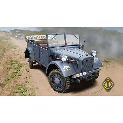 Легкий позашляховий пасажирський автомобіль Kfz.1. 1/72 ACE 72509, фото 1