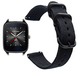 Нейлоновий ремінець Primo Traveller для годинника Asus ZenWatch 2 (WI501Q) - Black