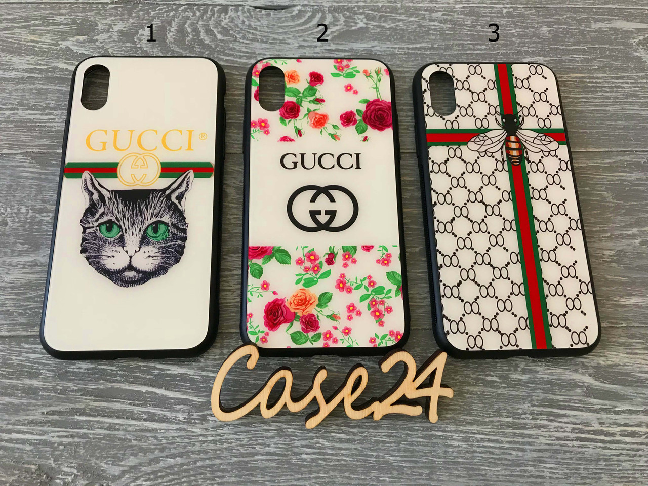 Чохол Nice для Apple iPhone X Gucci (3 різновиди)