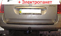 Фаркоп - Peugeot 307 SW Универсал (2001-2008) съемный на 2 болтах