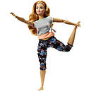 Лялька Барбі Рухайся як Я Йога Barbie Made to Move FTG84, фото 2