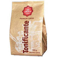 Кава мелена Amalfi Coffee Tonificante 50% бразильської арабіки та 50% робусти, паковання 100 г