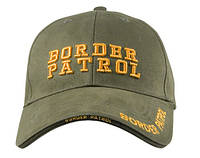 Бейсболка мужская Пограничный патруль DELUXE LOW BORDER PATROL PROFILE CAP цвет олива Rotcho USA