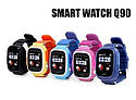 Дитячий смарт-годинник з GPS-трекер, SMART WATCH Q90, розумний годинник, дорослий годинник, фото 4