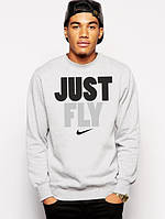 Світшот сірий Nike ( Найк ) Just Fly