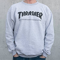 Світшот сірий TRASHER skateboard magazine