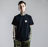 Футболка Comme des Garcons play red | Футболка CDG з логотипом Ком Гарсонз, фото 2