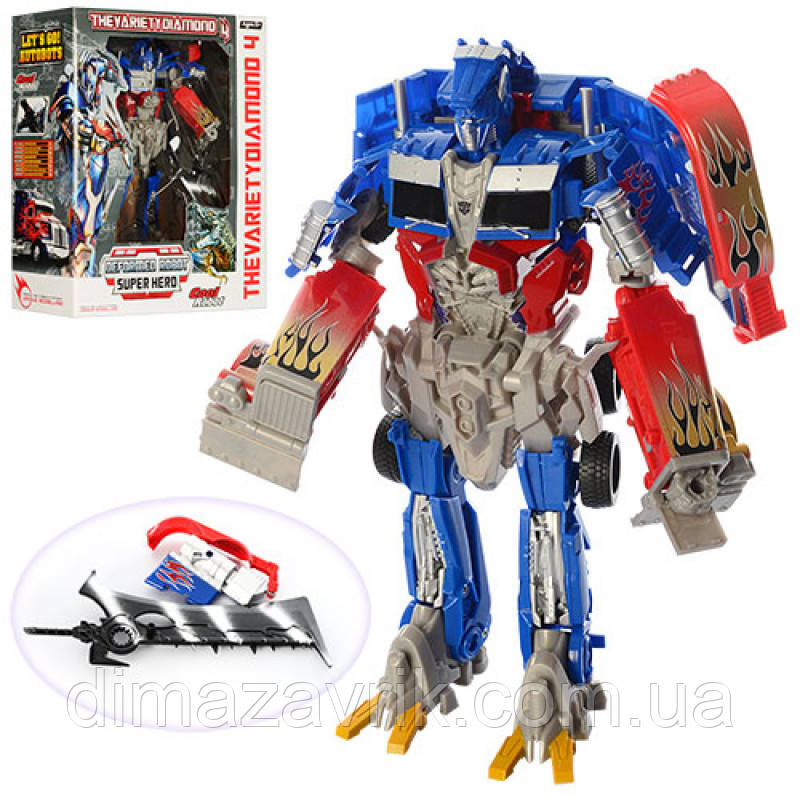 Трансформер 3399 27 см, у коробці 33,5-37,5-14 см, фото 1