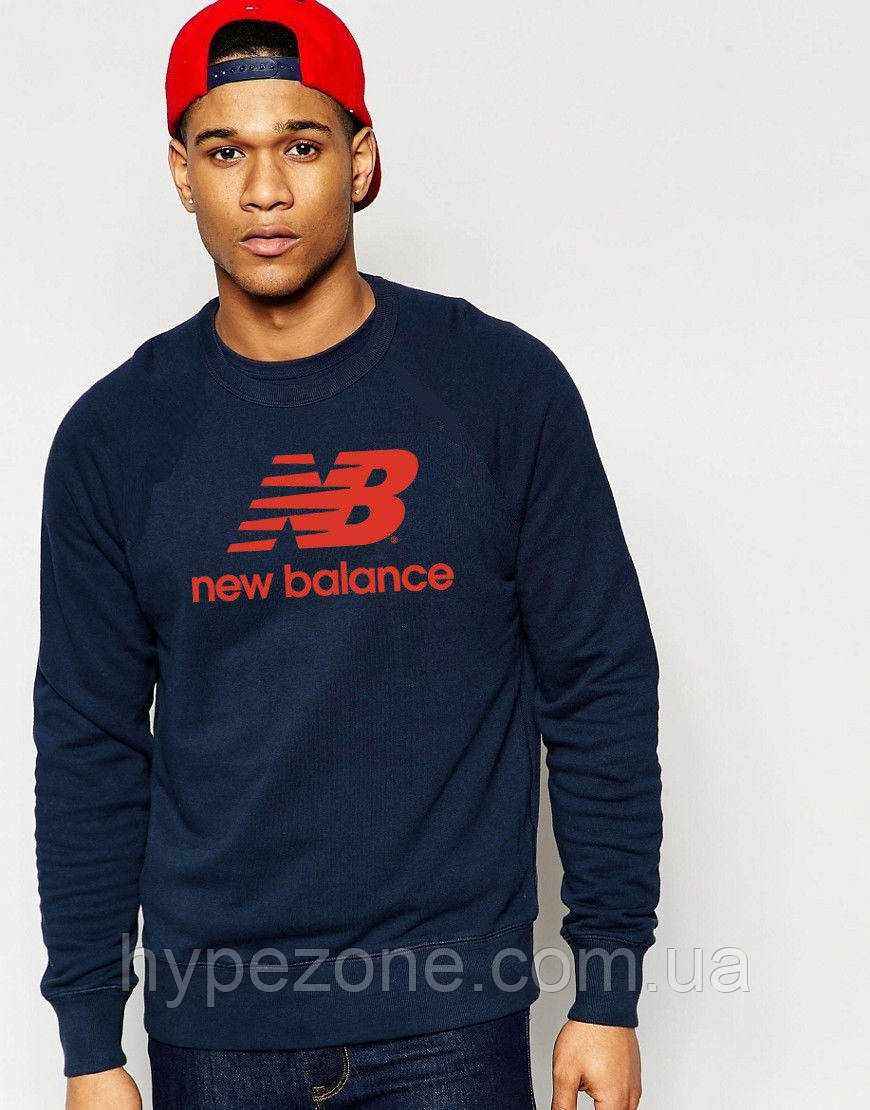 Світшот темно-синій New Balance ( Нью Беленс )