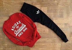 Спортивний червоний світшот Adidas (ORIGINAL)