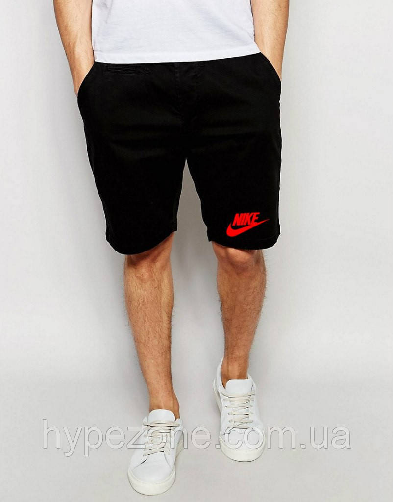 Шорти Nike ( Найк ) чоловічі червона галочка+лого