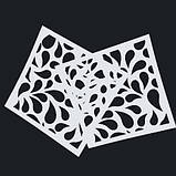 Трафарет для торта, кава - розмір 13*13см, харчовий пластик, фото 2