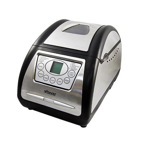Хлібопічка VIMAR VBM 330 (нерж, 2 крюка)