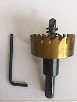 Коронка по металу hss з напрямних свердлом