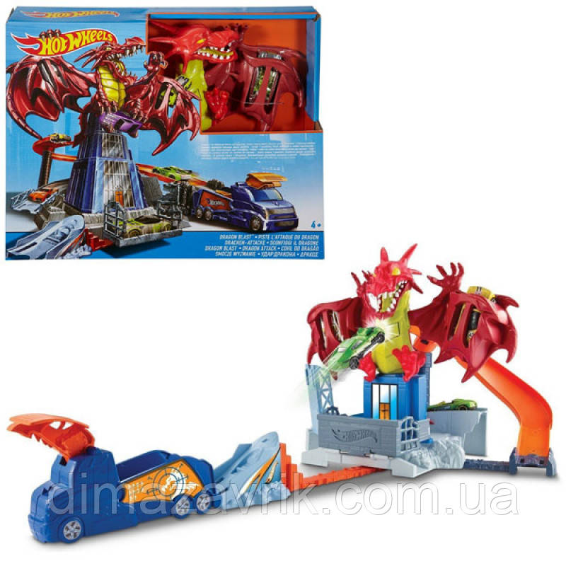 Ігровий набір «Атака дракона» Hot Wheels, фото 1