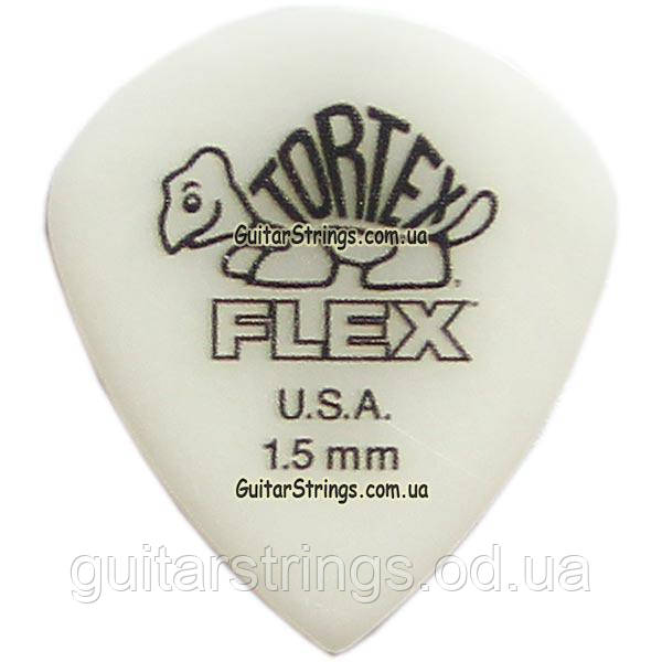 Медіатор Dunlop 468R1.50 Tortex Flex Jazz III 1.50 mm