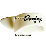 Медиатор Dunlop 9002R Thumbpick Medium White, фото 8