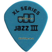 Медиатор Dunlop 498R1.0 Tortex Jazz III XL 1.00 mm