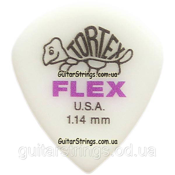Медиатор Dunlop 468R1.14 Tortex Flex Jazz III 1.14 mm, фото 1