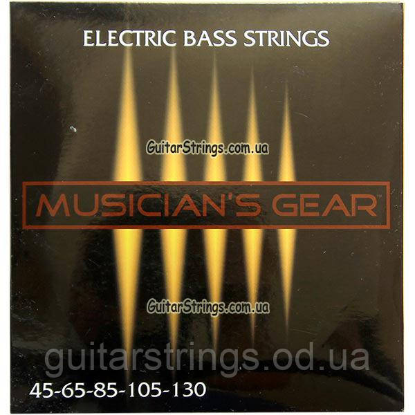 Струны Musician's Gear 851526 Nickel Plated 5-String 45-130