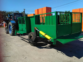 Причеп ТТ-1С для перевезення свиней. Трап-тележка, фото 1