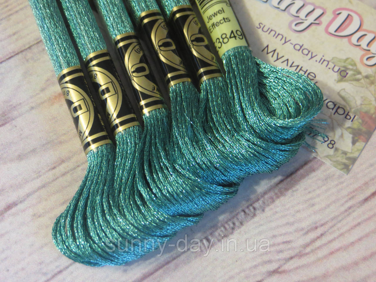 Муліне металік DMC Е3849, фото 1