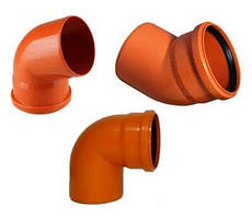 Коліно для зовнішньої каналізації