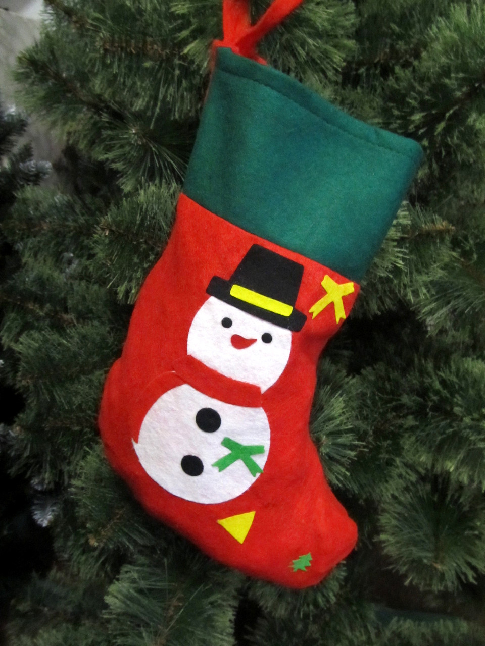 Топ! Різдвяний Чобіт 40 см для Декору