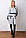 Брендовий гламурний зимовий спортивний костюм Туреччина No 8848 сірий, фото 4