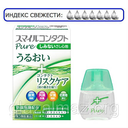Lion Smile Contact Pure - очні краплі з таурином для ніжного догляду за очима з контактними лінзами, фото 1
