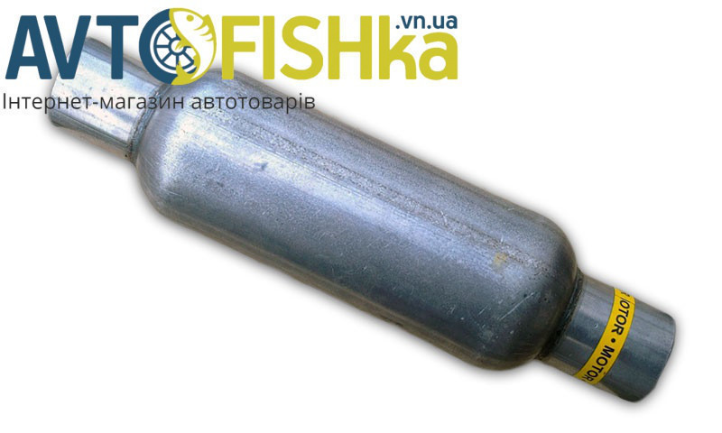 Строгер (пламегасник) замість каталізатора "Walline" 60x550 мм, неірж