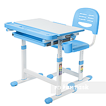 Дитяча парта зі стільчиком FunDesk Cantare Blue, фото 5