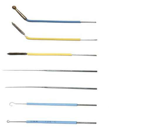 Набір насадок електродів для діатермокоагулятора ДТС 03Х, 7шт.