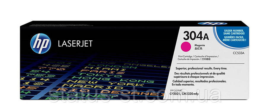 Заправка картриджа HP 304A magenta CC533A до принтера LJ CM2320nf, CM2320fxi, CP2025dn, CP2025n, фото 1