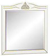 Зеркало Милан 960x900мм белый Мебель-Сервис