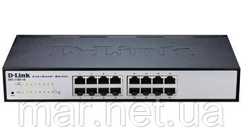 Комутатор D-Link DES-1100-16 16port 10/100 EasySmart