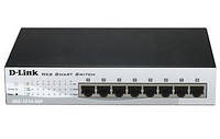 Комутатор D-Link DES-1210-08P 8port 10/100 PoE, WebSmart