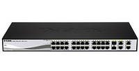 Комутатор D-Link DES-1210-28/ME/B2 24port 10/100, 2x1GE/SFP, 2xSFP, MetroEthernet, WebSmart