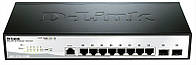 Комутатор D-Link DGS-1210-10/ME/A1 8x1GE, 2xSFP, Smart