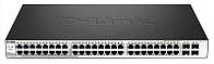 Комутатор D-Link DGS-1210-52/ME/A1 48port 1GE, 4xSFP/1GE, WebSmart, Metro