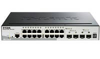 Комутатор D-Link DGS-1510-20 16x1G, 2xSFP, 2xSFP+ 10G, SmartPro