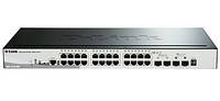 Комутатор D-Link DGS-1510-28P 24x1G PoE, 2xSFP, 2xSFP+ 10G, SmartPro