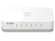 Комутатор D-Link DES-1005C 5port 10/100, Plastic