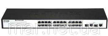 Комутатор D-Link DES-1026G 24port 10/100, 2port 1GE